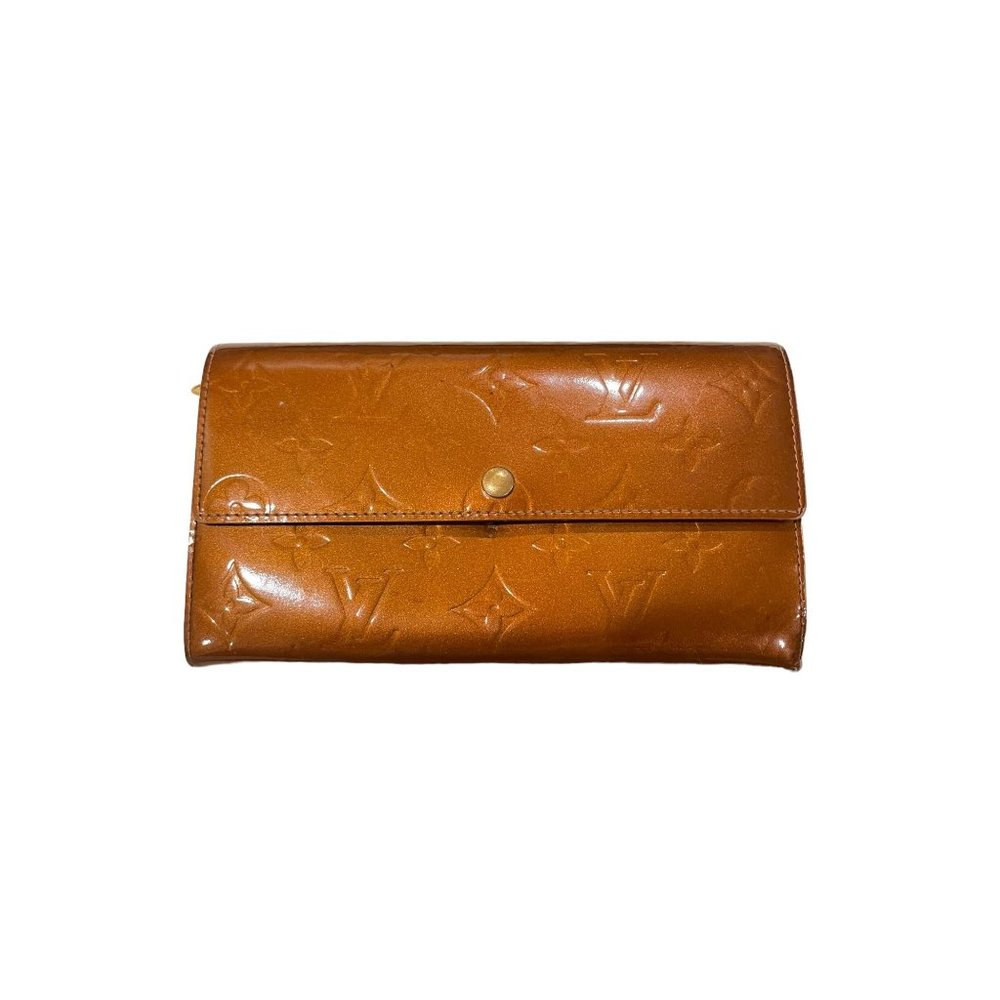 Vintage Louis Vuitton Bronze Monogram Vernis Wallet